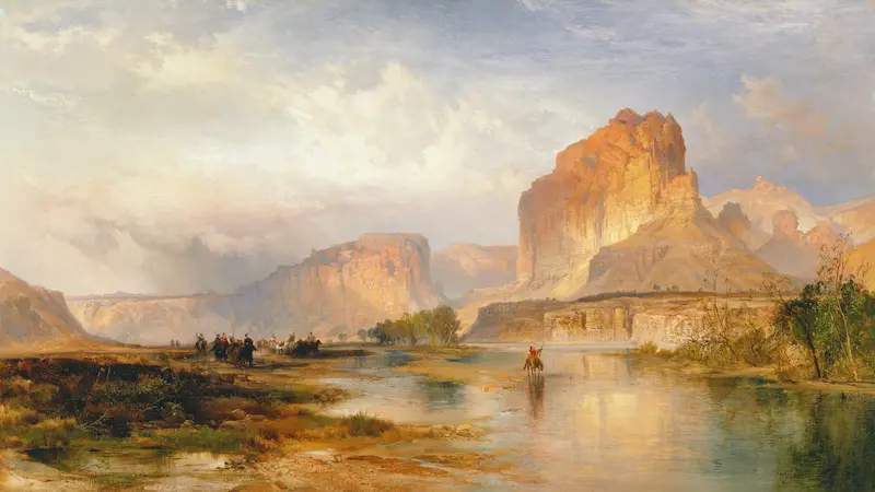 painting-tableau-moutain-desert