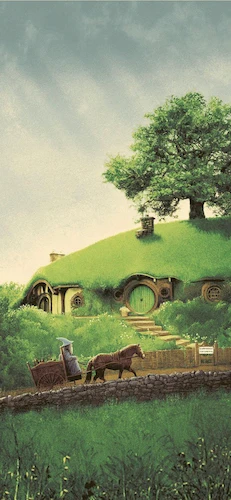 hobbit-house-maison-paysage-green-vert-lotr-gandalf