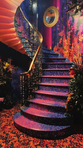 Escalier-Luxe-Coloré-Staircase-Luxury