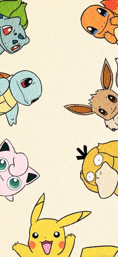 pokemon-pikachu-pikachu-bulbizarre-bulbasaur-carapuce-squirtle-evoli-eevee-dessin-drawing-mignon-cute