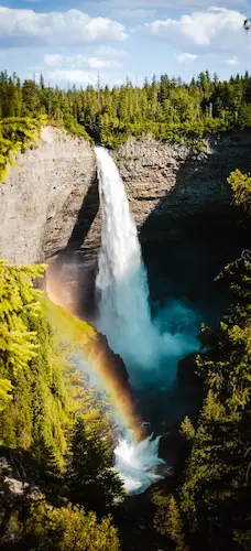 nature-waterfall-rainbow-cascade