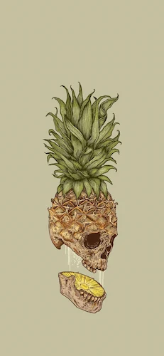 pineapple-skull-pineapple-crane-ananas-crane